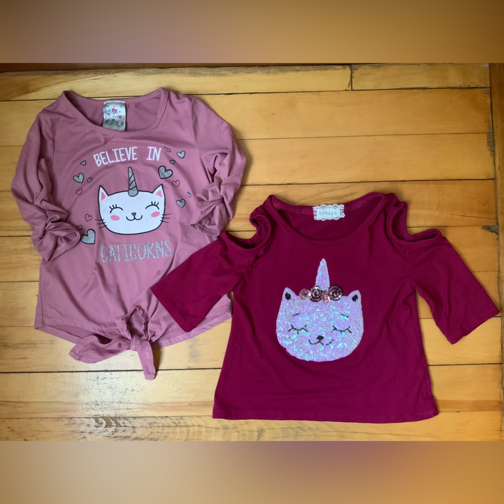 Caticorn shirts